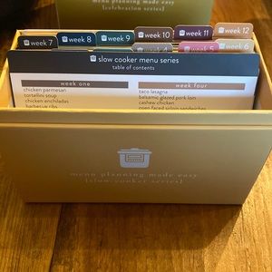 Partial set of Passionate Penny Pincher’s Slow Cooker Series Recipe Cards